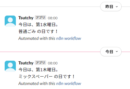 Slackへの通知